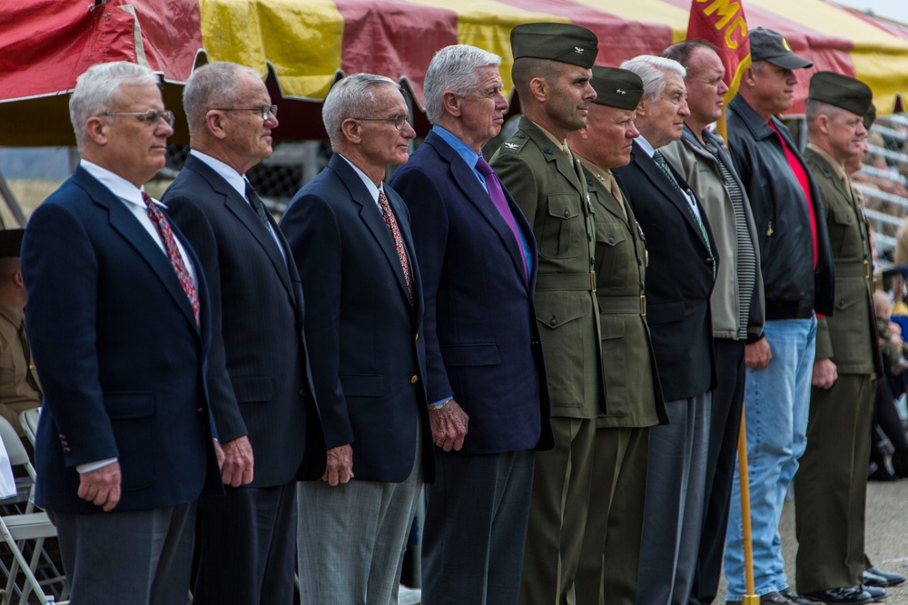1st Marine Regiment Battle Colors re-dedication ceremony