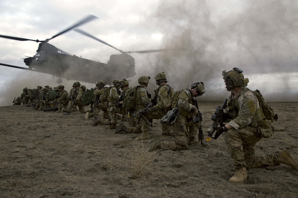 75th Ranger Regiment task force training