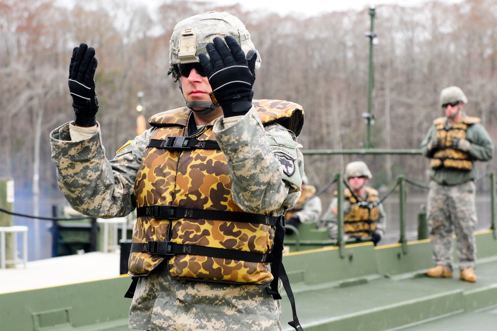 National Guard bridging unit brings back memories For WWII veteran