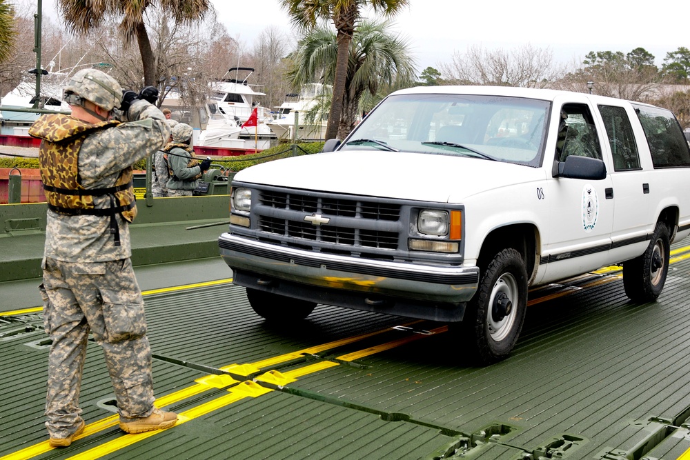 National Guard bridging unit brings back memories For WWII veteran