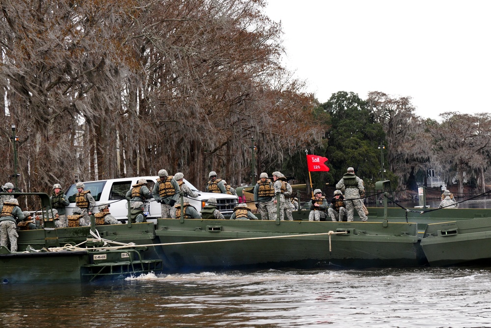 National Guard bridging unit brings back memories For WWII veteran