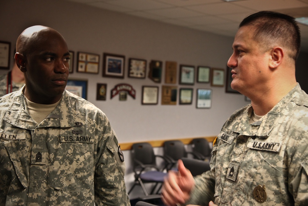 DVIDS - Images - NETCOM CSM Allen Visit [Image 1 of 3]