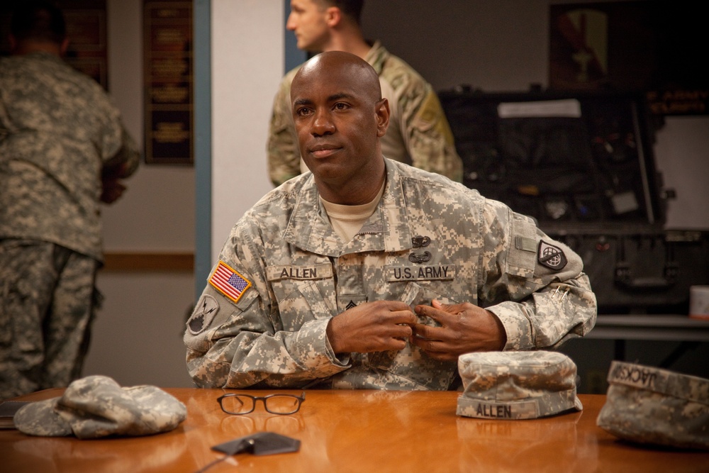 NETCOM Command Sgt. Maj. Allen Visit