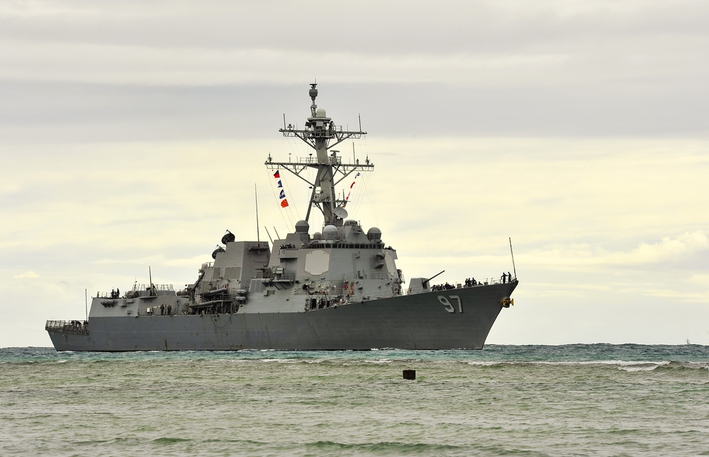 USS Halsey returns to its homeport