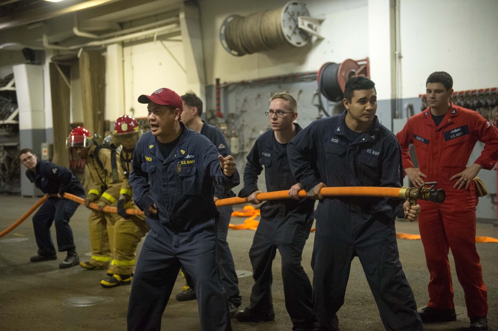 Firefighting training