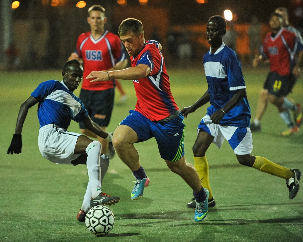 Camp Lemonnier World Cup - Djibouti vs. USA