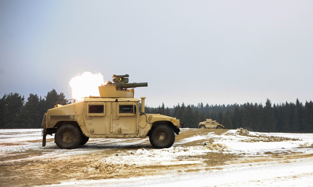 Live-fire TOW 2B exercise