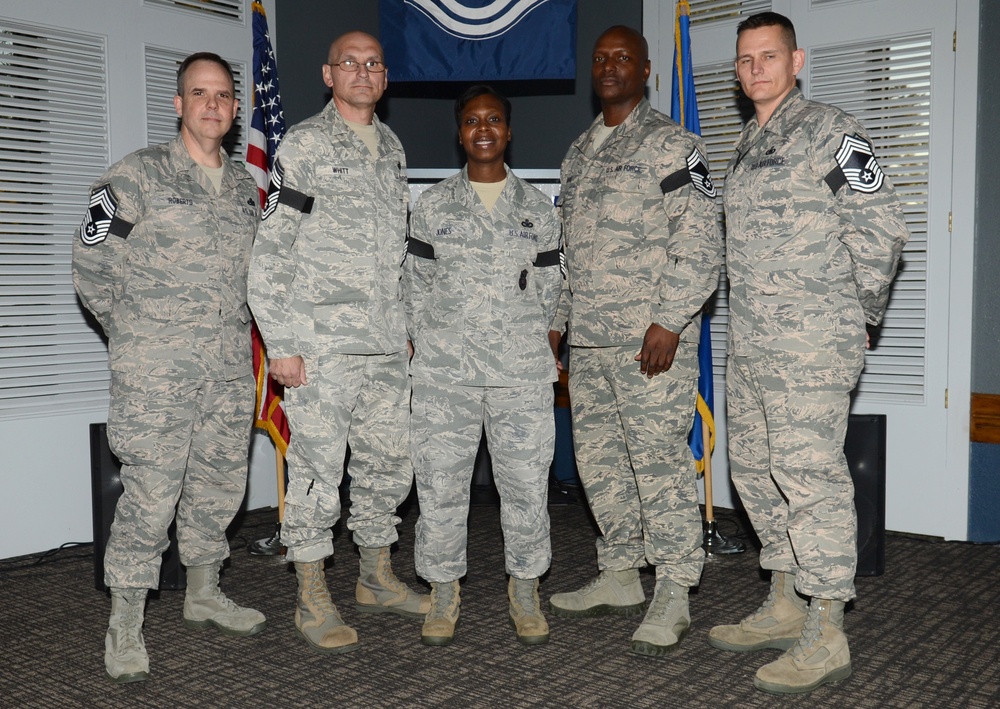 Shaw congratulates five selected for chief master sergeant