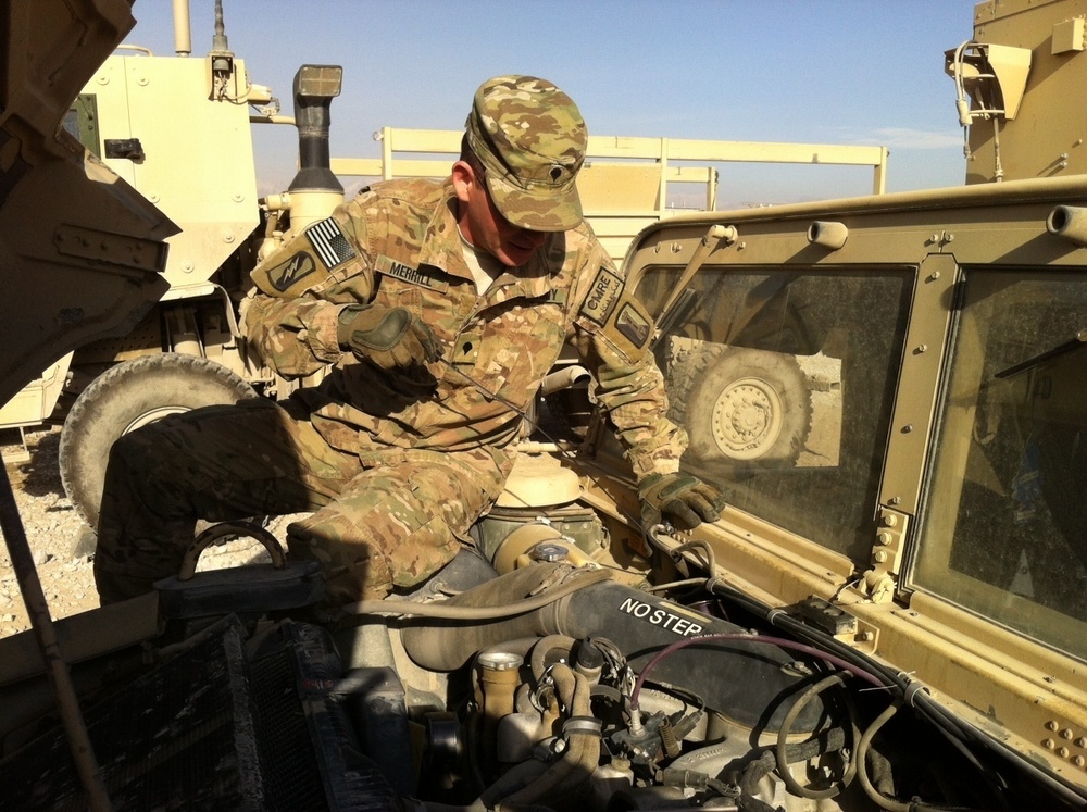 133rd Eng. Bn. remains combat ready with vehicle maintenance