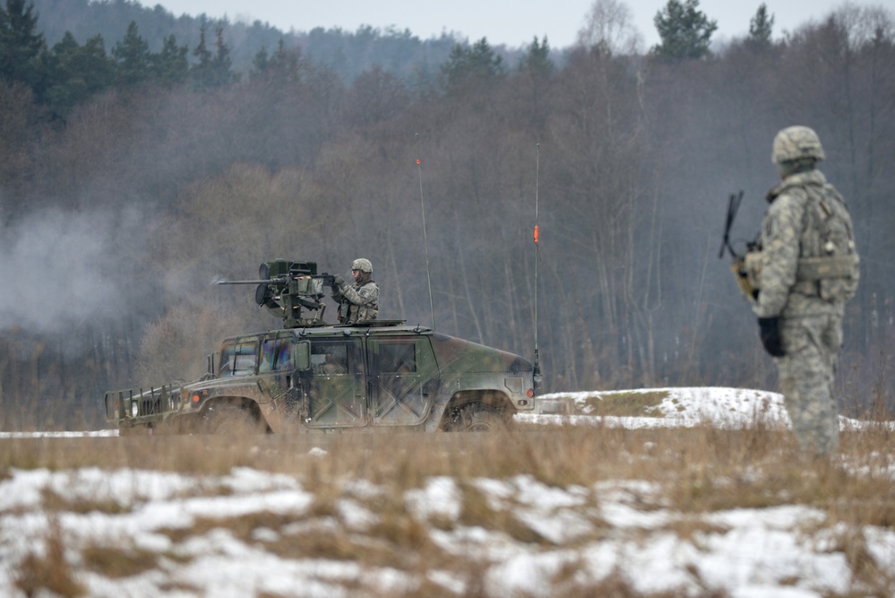 1-91 Cavalry Regiment (Airborne) platoon-level live fire exercise, Grafenwoehr, Germany