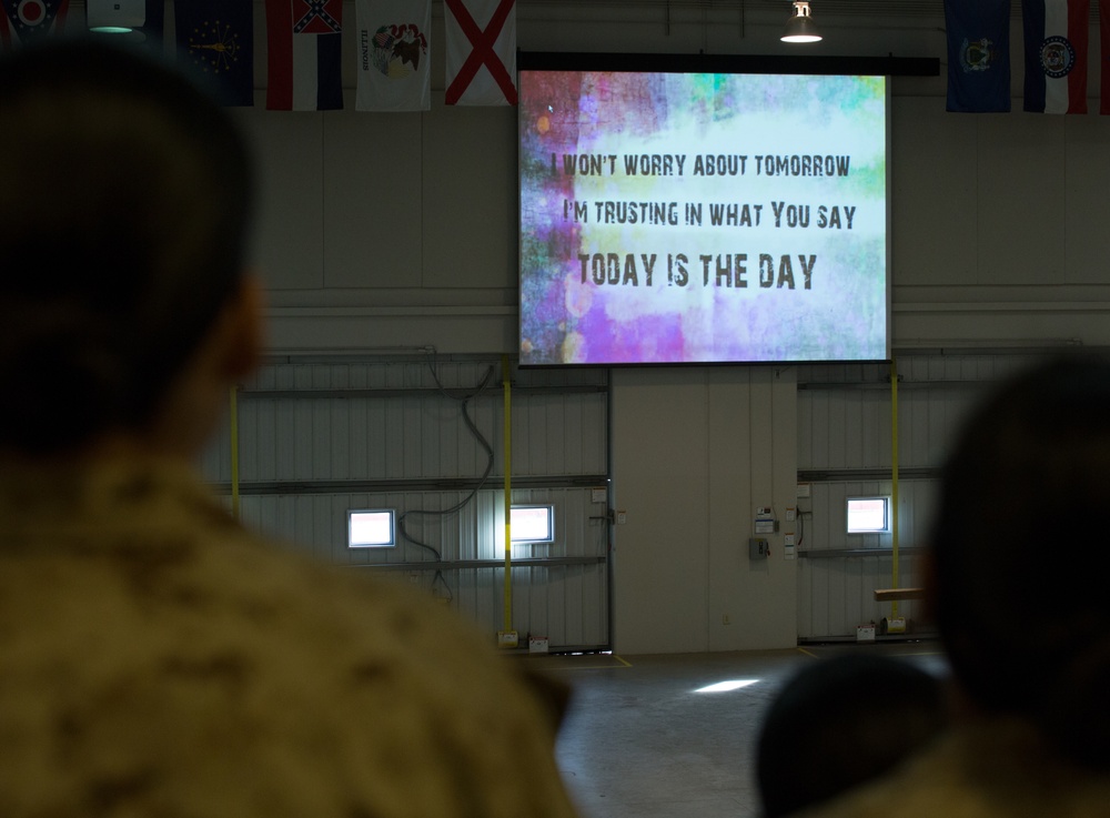 Marine recruits have chance to practice faith during training on Parris Island