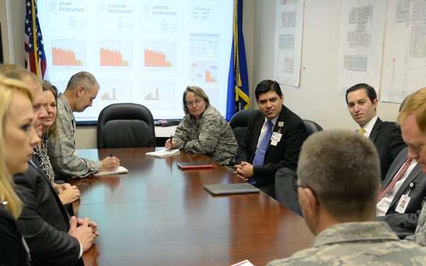 BHS Execs visit 59th MDW