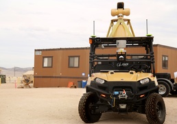 Combat Center Marines' first look at unmanned security vehicle
