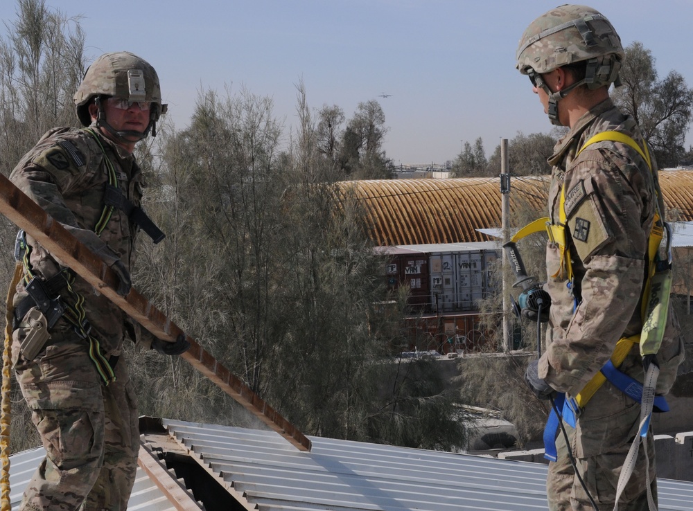 82nd SB-CMRE engineers assist with hotel project at Kandahar