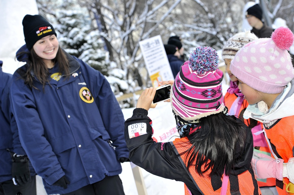 2014 Navy Misawa Snow Team at 65th Annual Sapporo Snow Festival