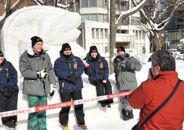 2014 Navy Misawa Snow Team at 65th Annual Sapporo Snow Festival