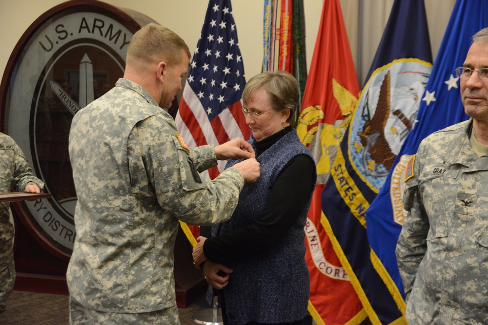 Service to America's fallen heroes recognized