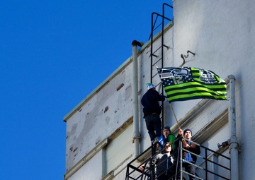 Seattle Marines join in Seahawks’ Super Bowl victory parade