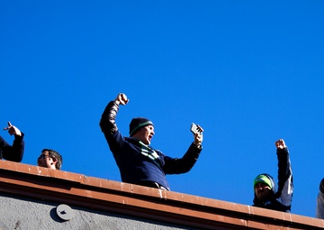 Seattle Marines join in Seahawks’ Super Bowl victory parade