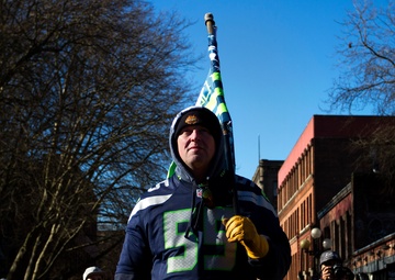 Seattle Marines join in Seahawks’ Super Bowl victory parade