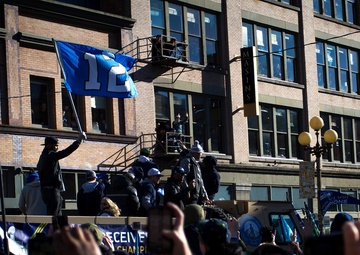 Seattle Marines join in Seahawks’ Super Bowl victory parade