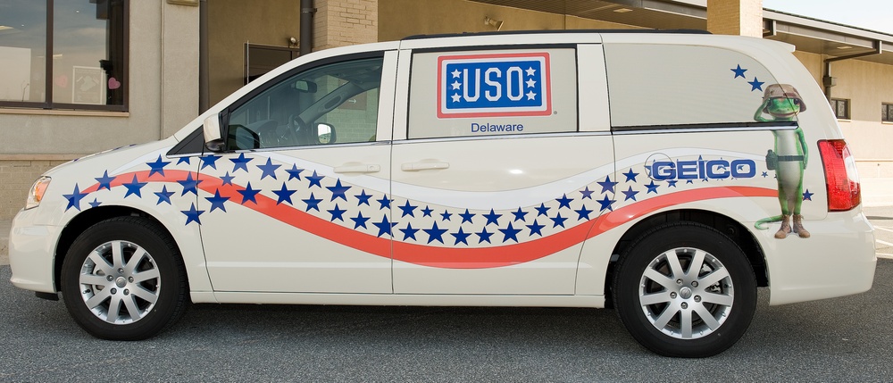 GEICO Donates Van to USO Delaware