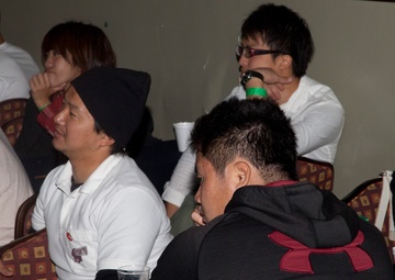 University of the Ryukyus students experience Super Bowl Sunday with service members