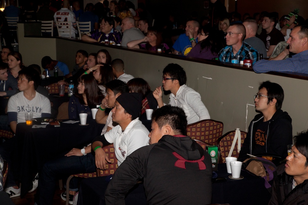 University of the Ryukyus students experience Super Bowl Sunday with service members