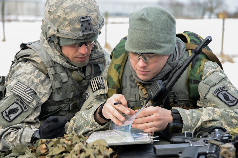 1-91 Cavalry Regiment (Airborne) PLT level maneuver exercise, Grafenwoehr, Germany