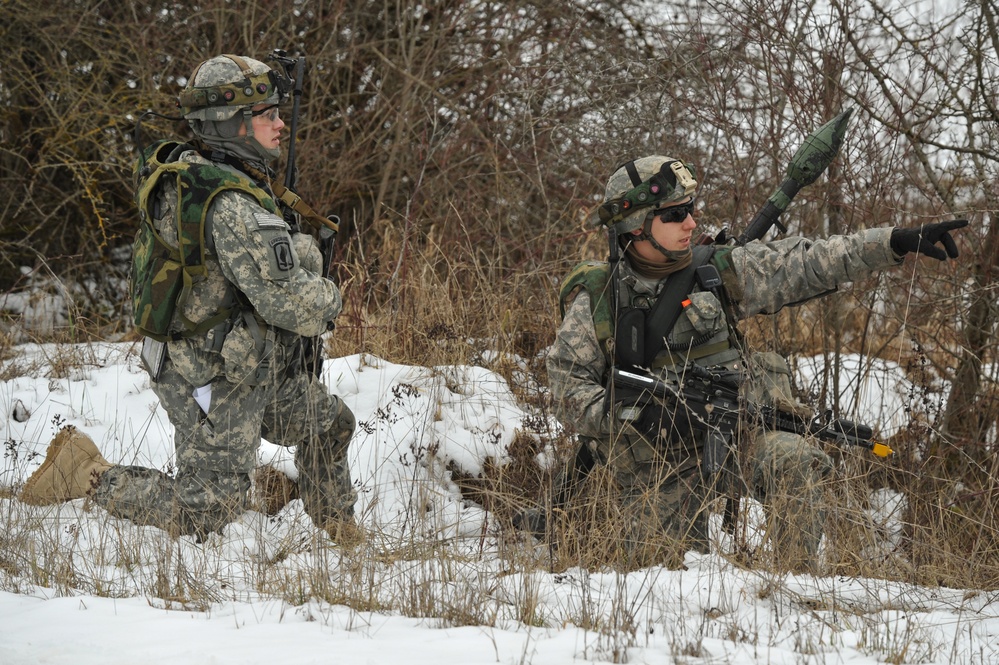 1-91 Cavalry Regiment (Airborne) PLT level maneuver exercise, Grafenwoehr, Germany