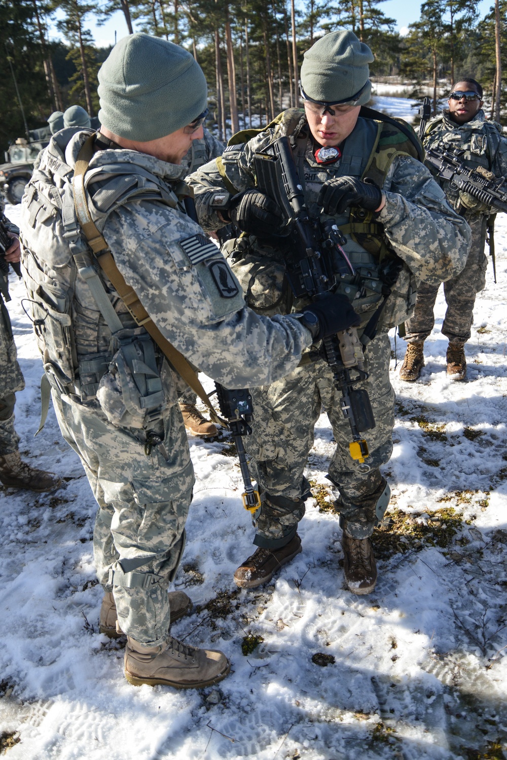 1-91 Cavalry Regiment (Airborne) PLT level maneuver exercise, Grafenwoehr, Germany