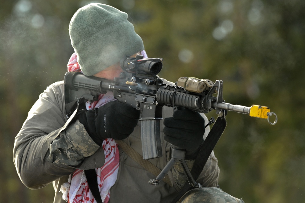 1-91 Cavalry Regiment (Airborne) PLT level maneuver exercise, Grafenwoehr, Germany