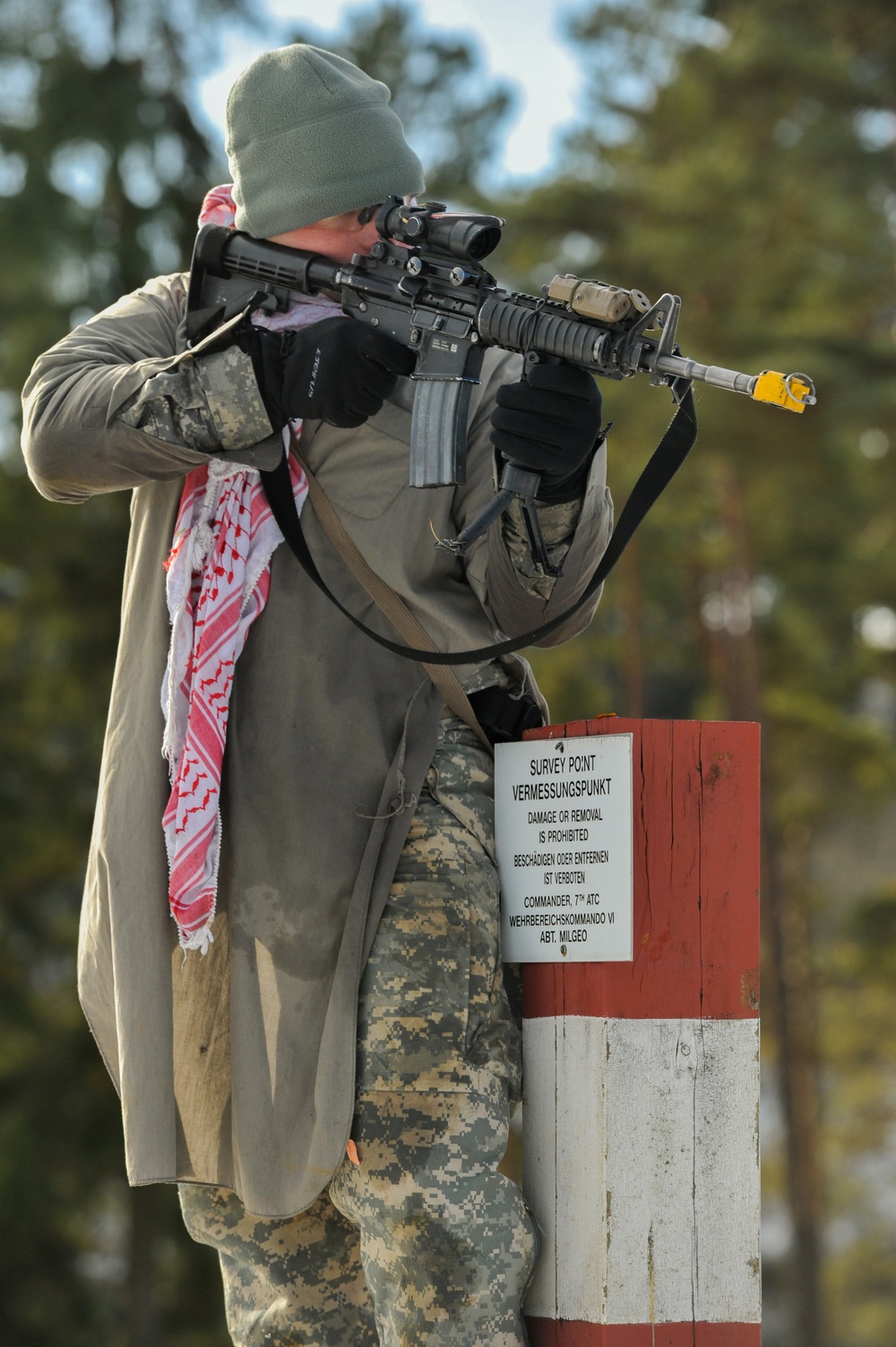 1-91 Cavalry Regiment (Airborne) PLT level maneuver exercise, Grafenwoehr, Germany