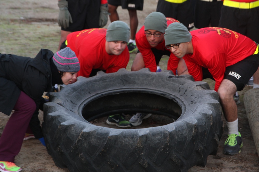 Fox Sports Midwest Girls and MLB players run with 18th Fires Brigade