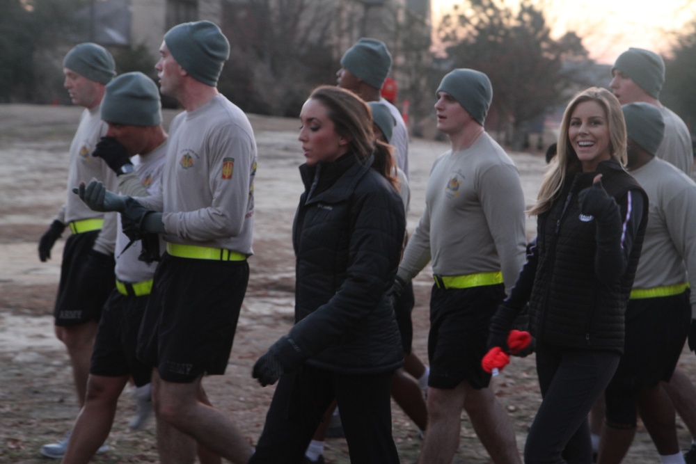 Fox Sports Midwest Girls and MLB players run with 18th Fires Brigade