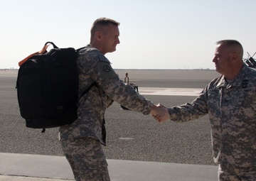 New York adjutant general visits New York Army National Guard aviation troops in Kuwait