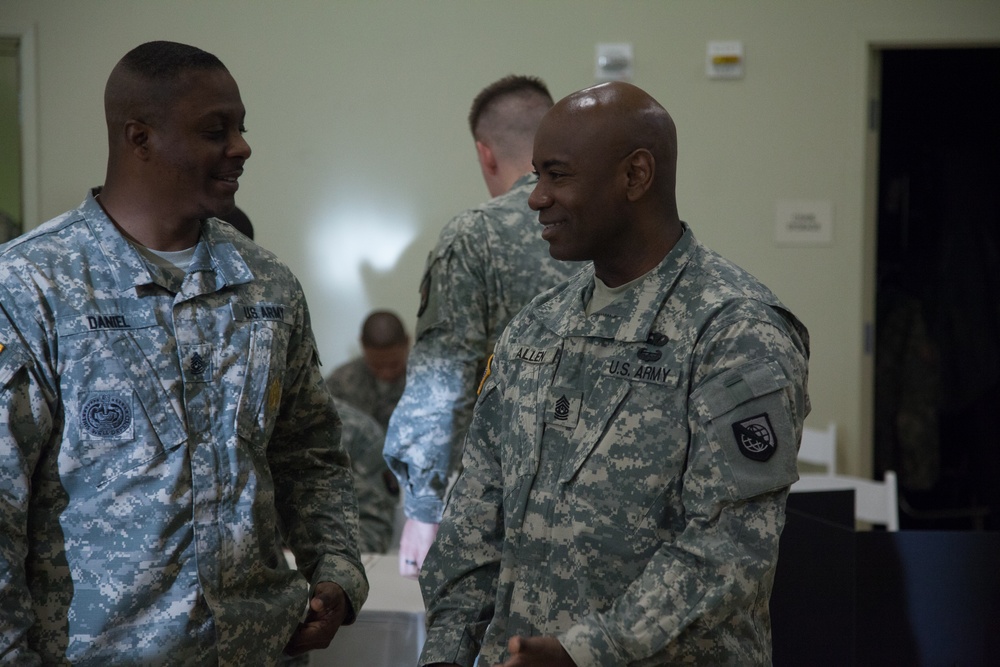 21st Signal Brigade NCO Induction Ceremony