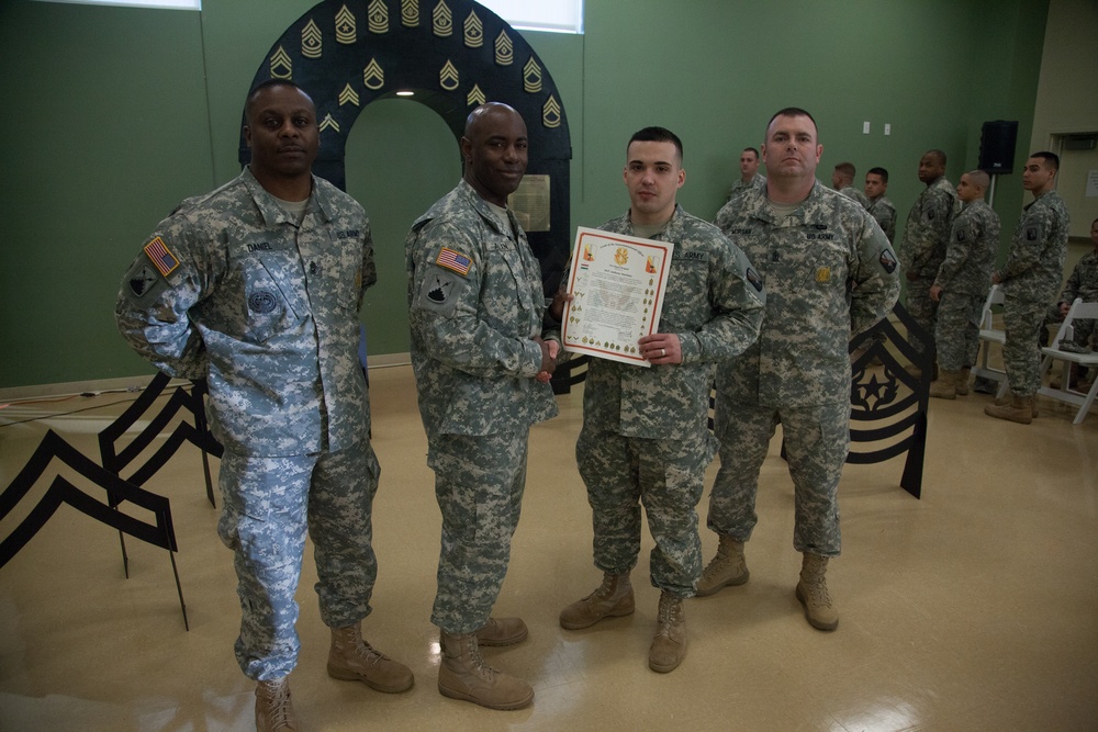 21st Signal Brigade NCO Induction Ceremony