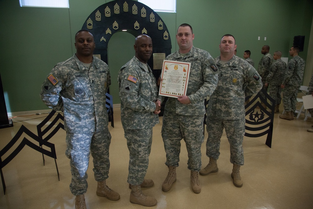 21st Signal Brigade NCO Induction Ceremony