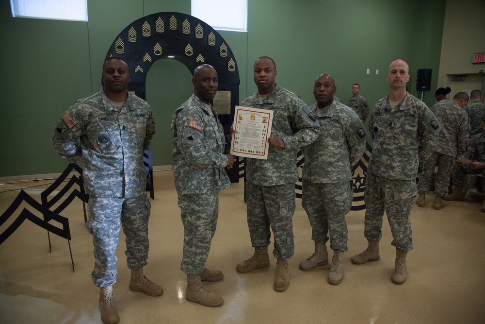 21st Signal Brigade NCO Induction Ceremony