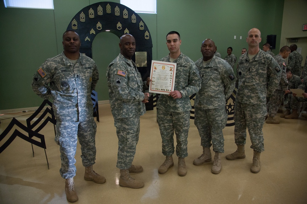 21st Signal Brigade NCO Induction Ceremony