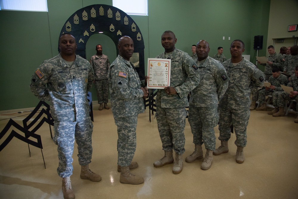 21st Signal Brigade NCO Induction Ceremony