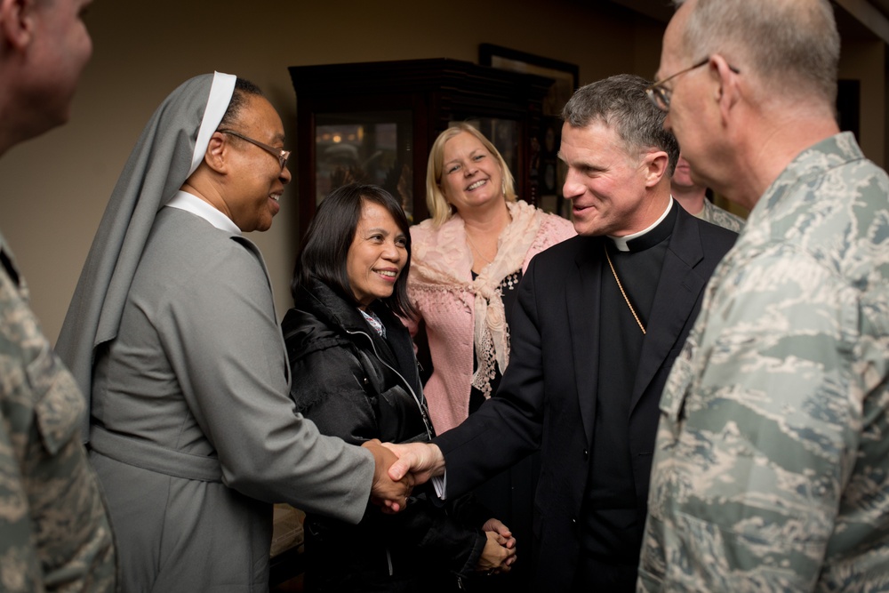 Archdiocese for military services visits Travis AFB