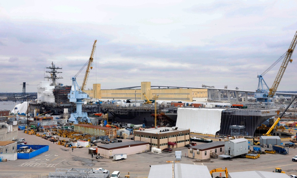 USS Dwight D. Eisenhower docking planned incremental availability