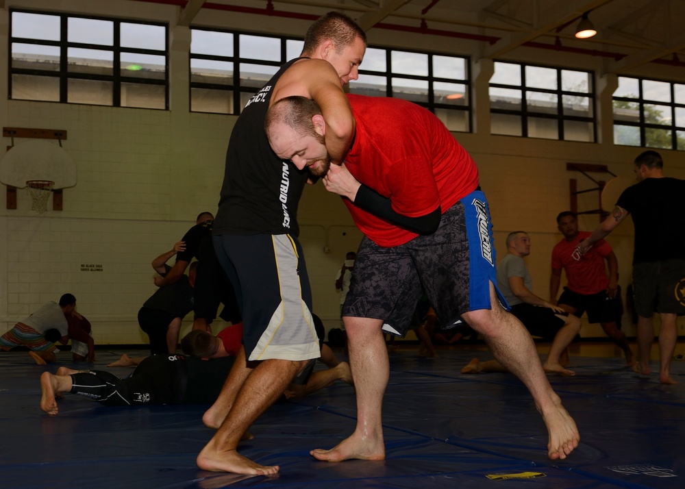 Mixed martial arts demonstration