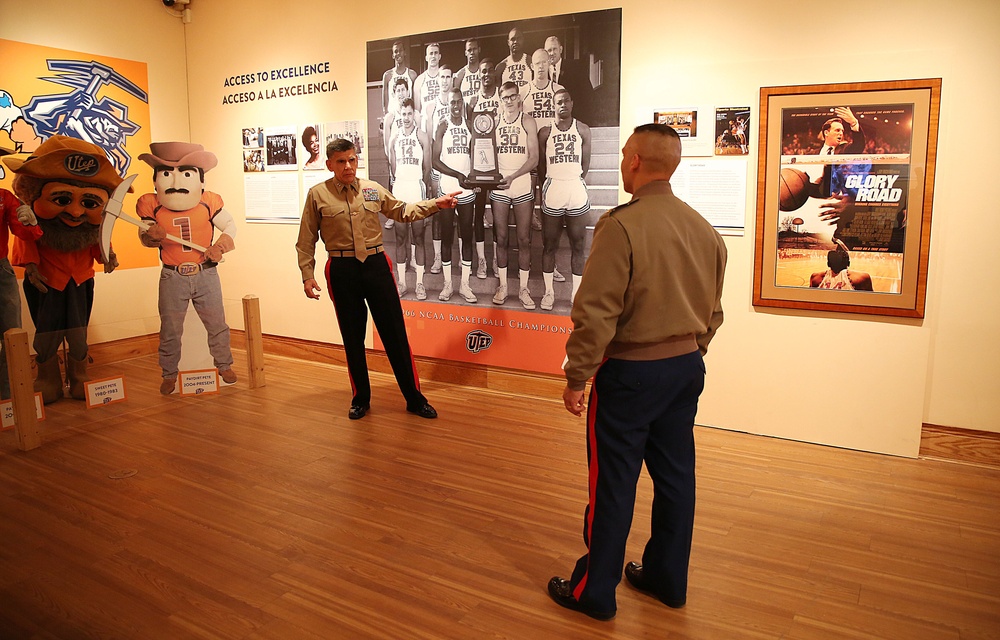 El Paso Native, Major General Juan G. Ayala Visits UTEP