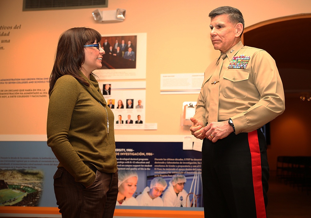 El Paso Native, Major General Juan G. Ayala Visits UTEP for 2014 MAES Leadership Academy