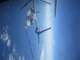 Ospreys refuel in mid-air en route to Singapore