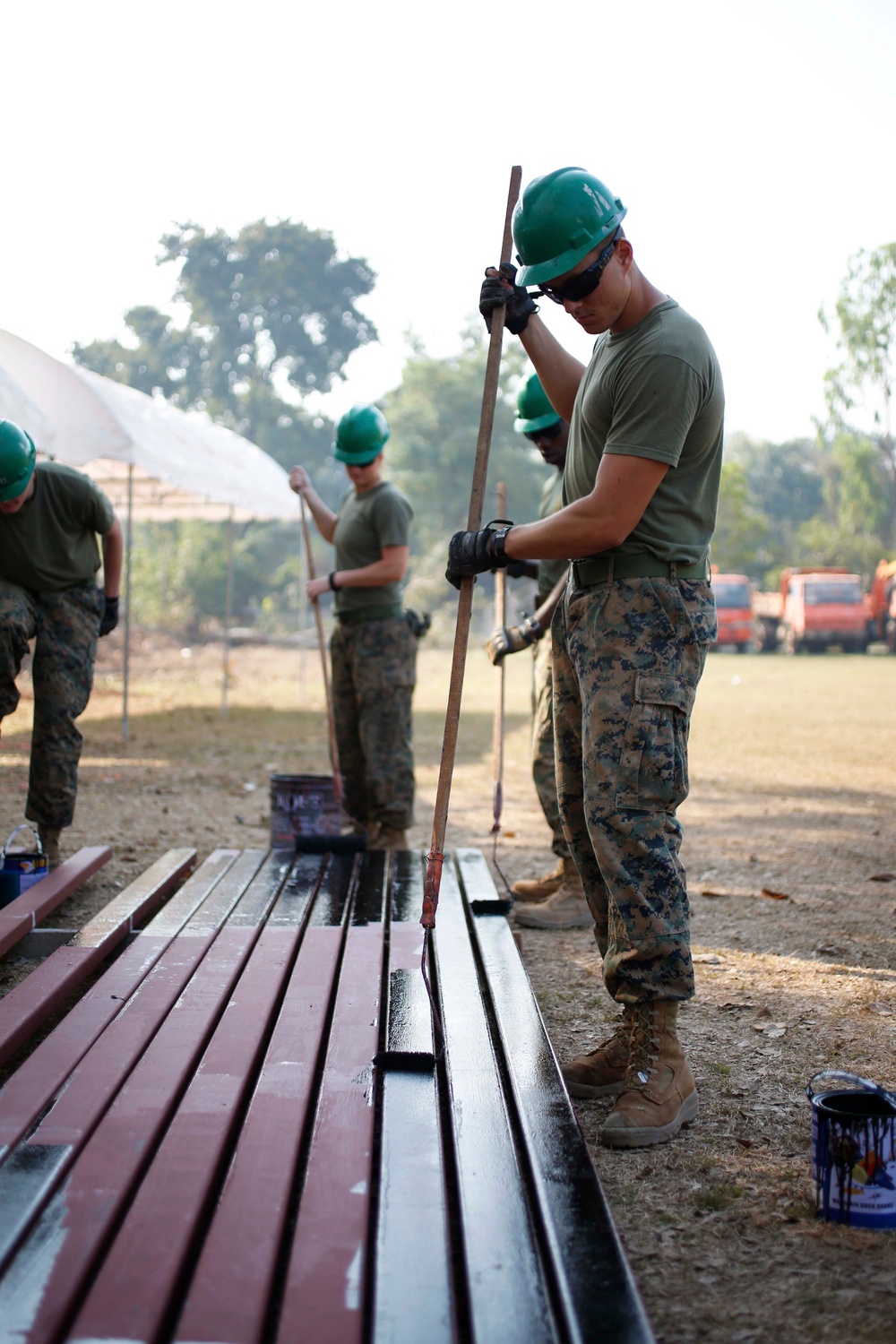 Multinational effort supports Thai school