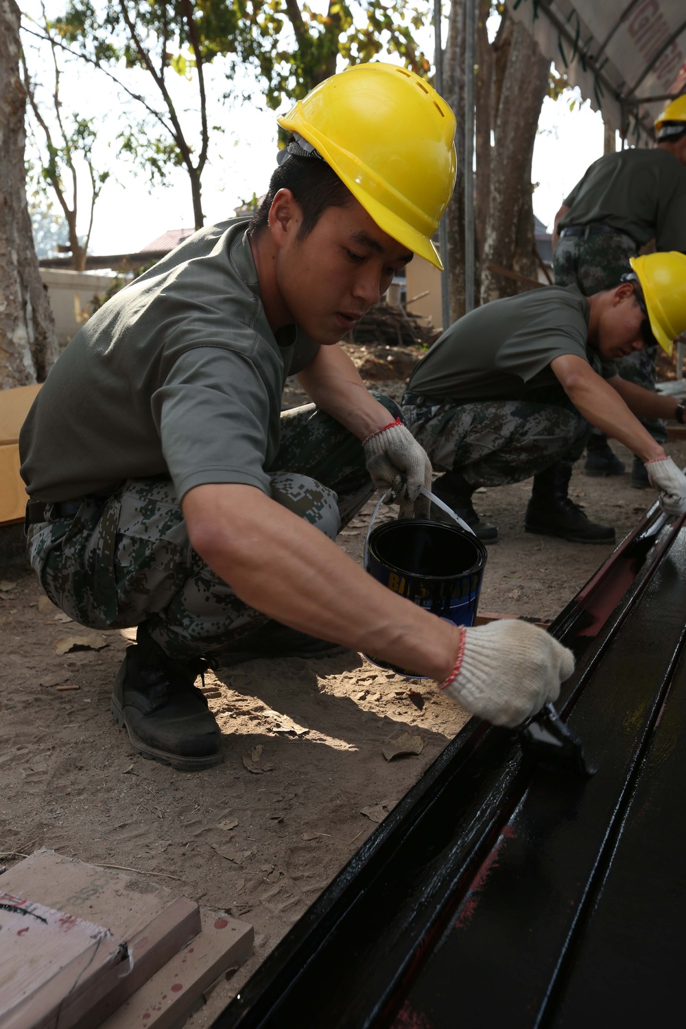 Multinational effort supports Thai school